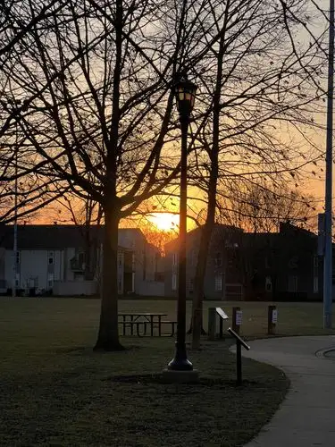 Golden hour's quiet glow, a perfect end to the day.